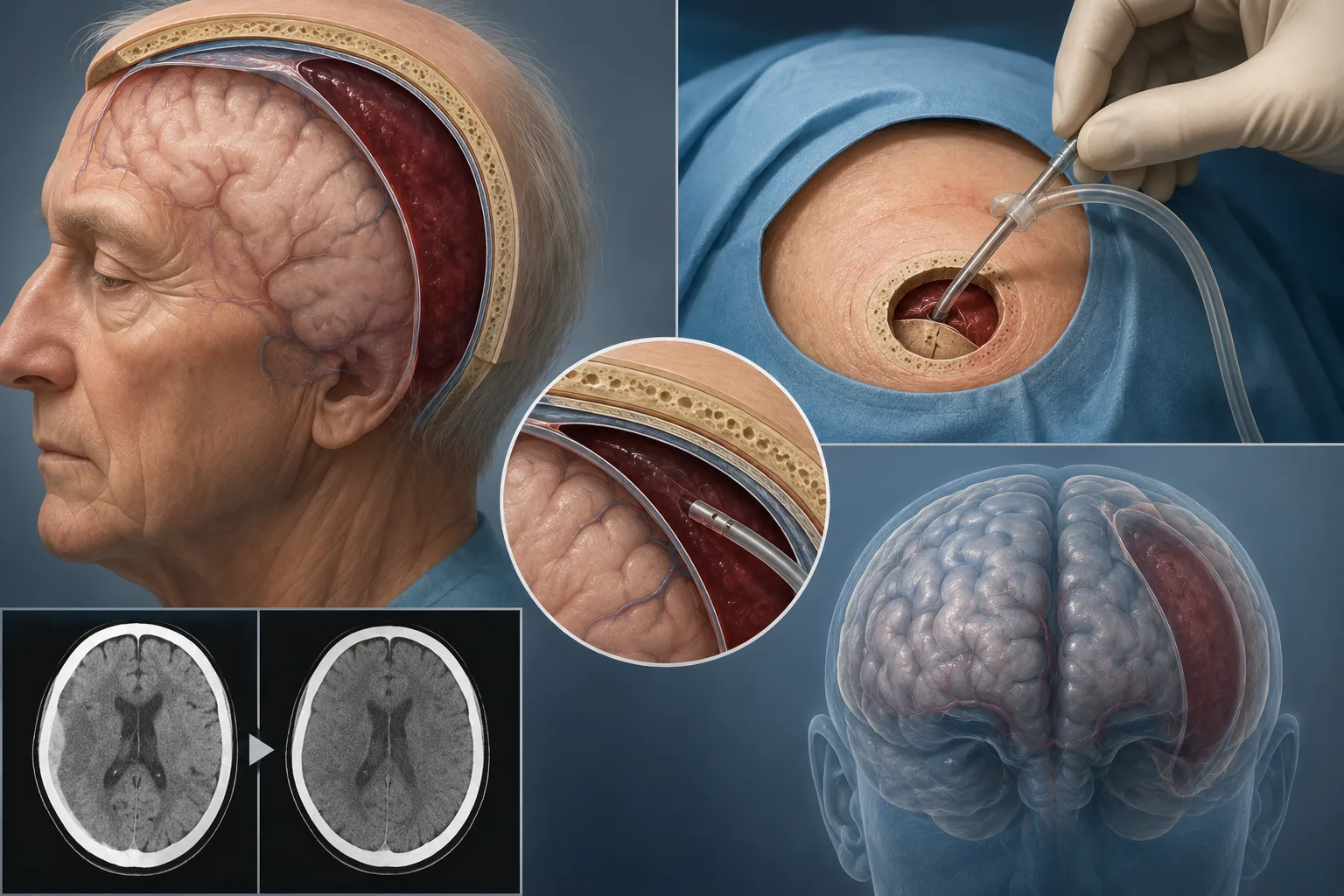 Diagnóstico y tratamiento de hematomas subdurales crónicos